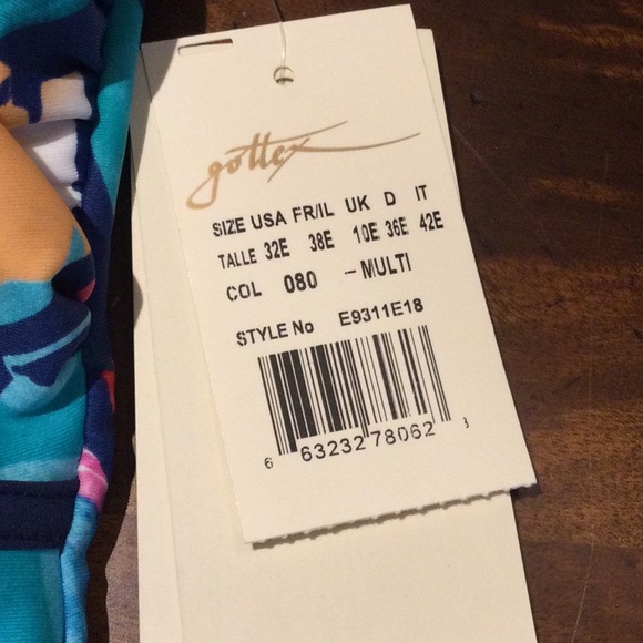 NWT $98 PROFILE GOTTEX BERMUDA BREEZE E CUP TOP - Picture 2 of 7